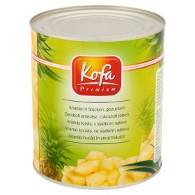 Kofa darabolt ananász konzerv cukrozott lében - 3050 g