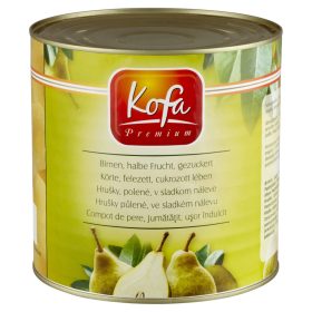Kofa felezett körte konzerv cukrozott lében - 2500 g
