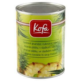 Kofa szeletelt ananász konzerv cukrozott lében - 565 g