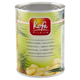 Kofa darabolt ananász konzerv cukrozott lében - 565 g