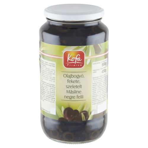 Kofa fekete szeletelt olajbogyó - 900 g