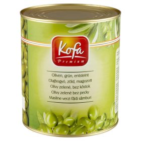 Kofa zöld magozott olajbogyó konzerv - 3000 g