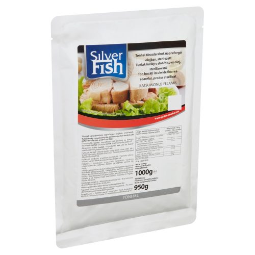 Silverfish tonhal törzsdarabok alu tasakos napraforgóolajban  - 1000 g / 950 g