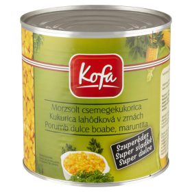 Kofa morzsolt csemegekukorica konzerv,szuperédes - 2150 g