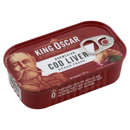 King Oscar tőkehalmáj saját olajában  - 121 g